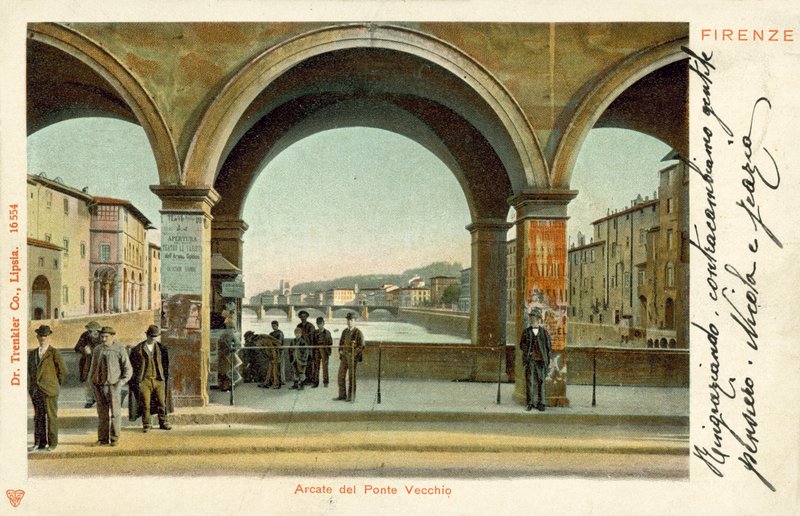 Arcade of Ponte Vecchio, Firenze av Italian Photographer