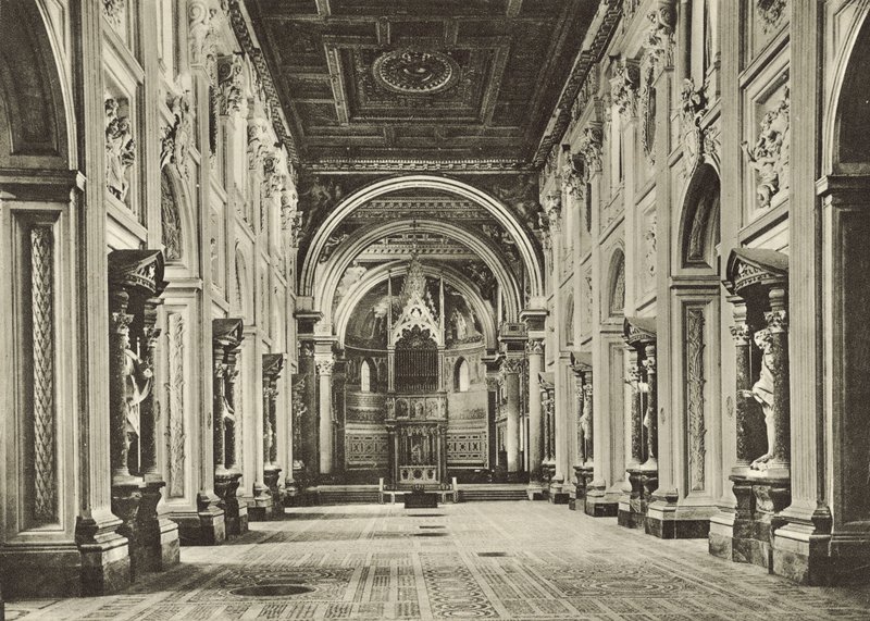 Basilica of S John Lateranus, innvendig av Italian Photographer