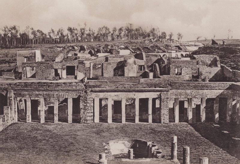Casa Di Diomede, House of Diomedes (s/h-bilde) av Italian Photographer