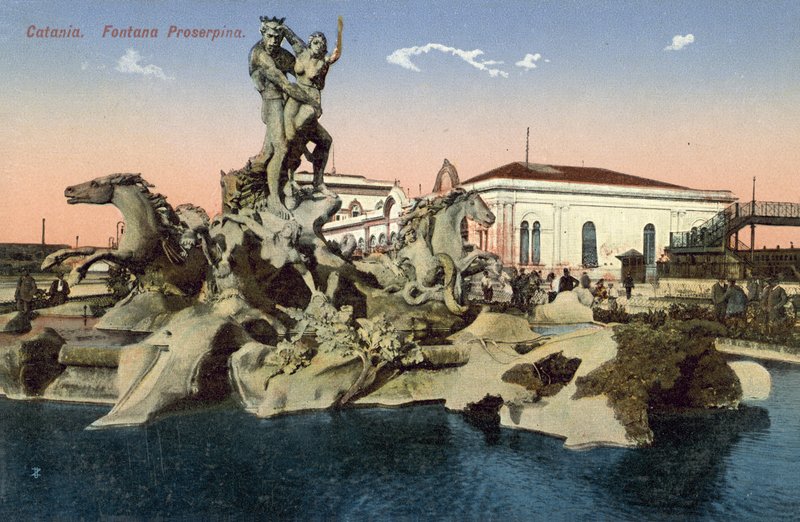 Catania, Italia, Proserpina-fontenen av Italian Photographer