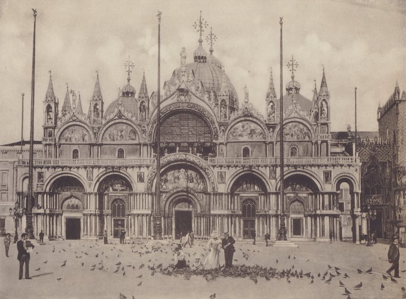 Chiesa S Marco (s/hvitt bilde) av Italian Photographer