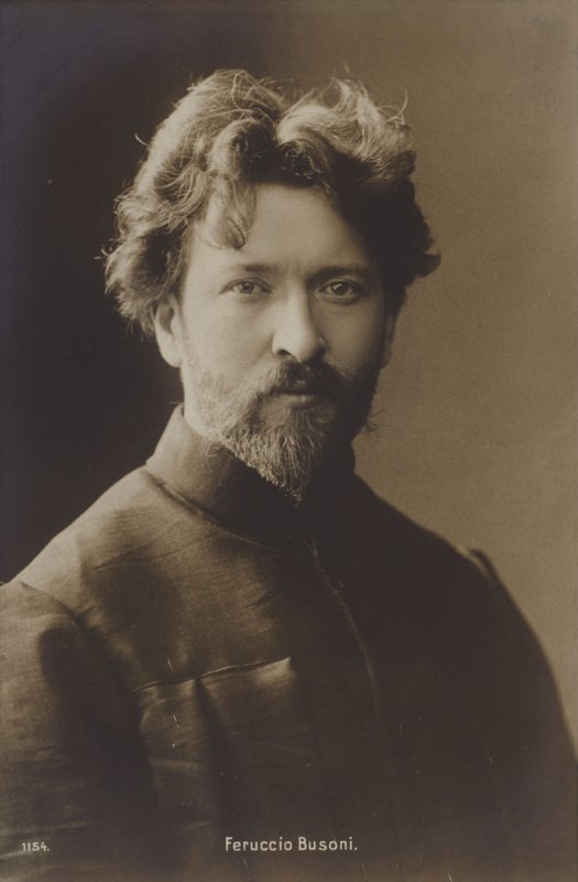 Feruccio Busoni , italiensk komponist og pianist av Italian Photographer