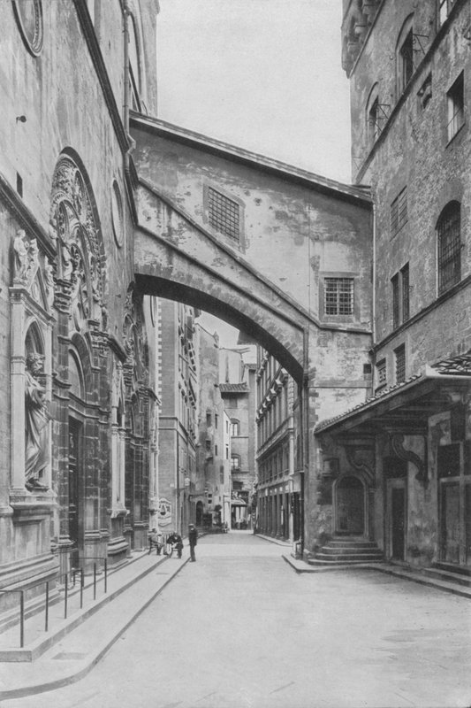 Firenze, Orsanmichele kirke (s/h foto) av Italian Photographer