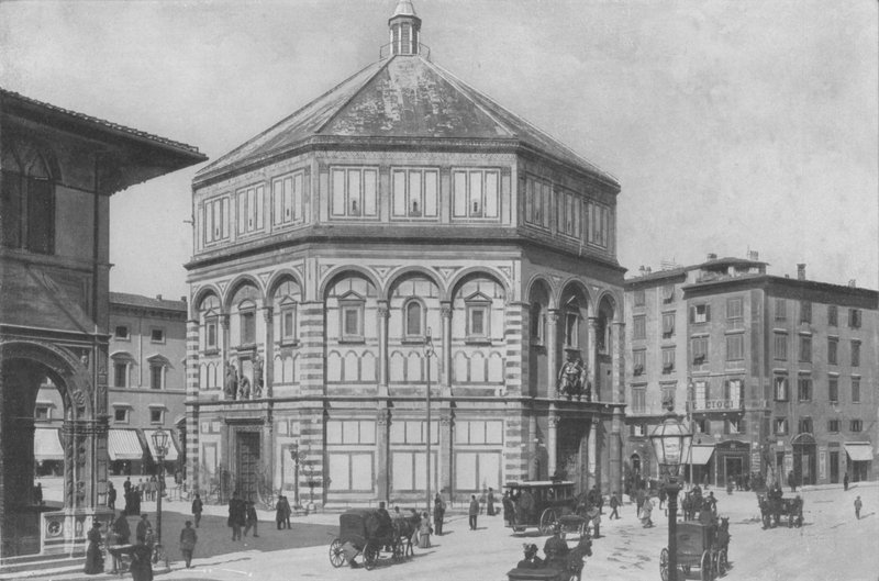 Firenze, dåpskapellet (s/h-bilde) av Italian Photographer