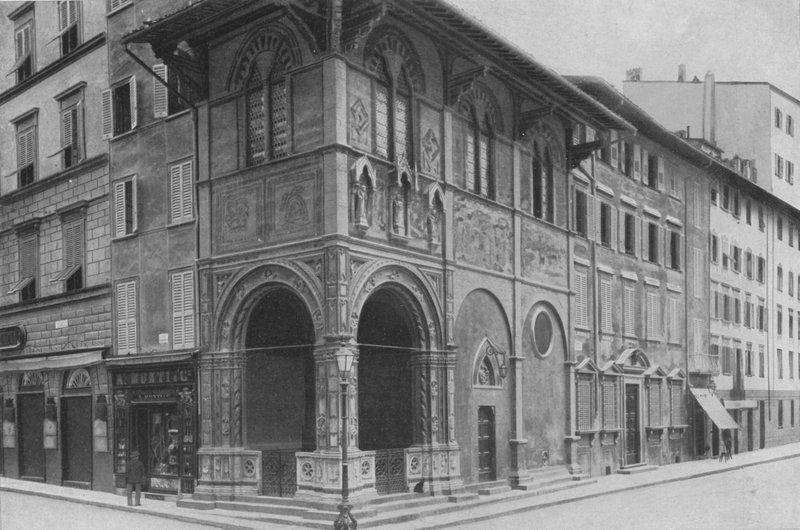 Firenze, Loggia del Bargello (s/h-bilde) av Italian Photographer