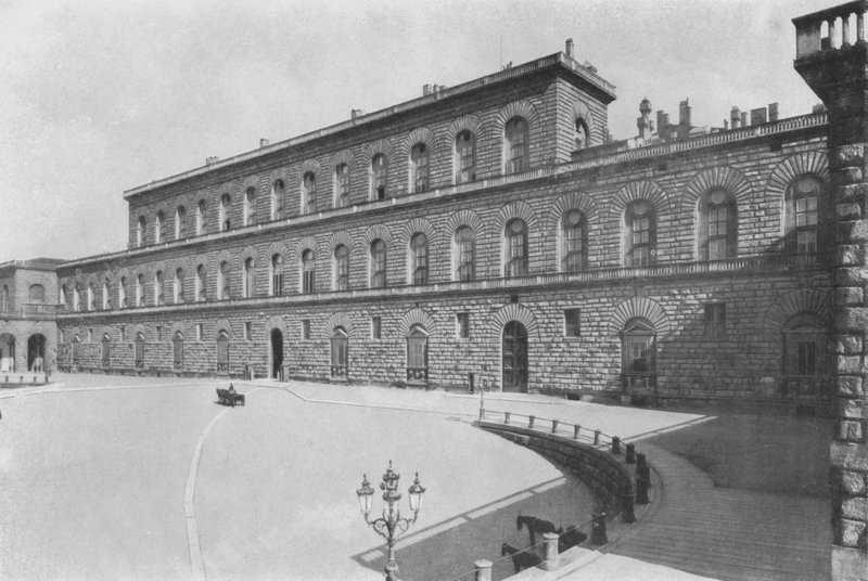 Firenze, R Palazzo Pitti (s/hv-bilde) av Italian Photographer