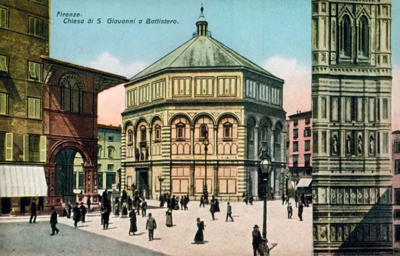 Firenze, San Giovanni-kirken eller dåpskapellet av Italian Photographer