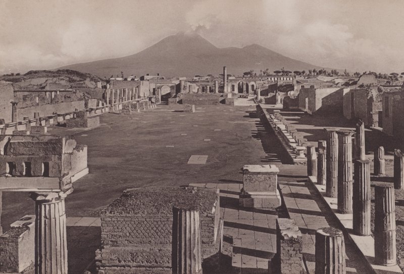 Foro Civile, Forumet (s/hvitt-bilde) av Italian Photographer