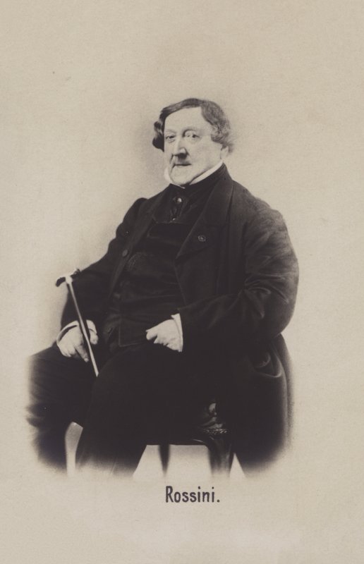 Gioachino Rossini , italiensk komponist av Italian Photographer