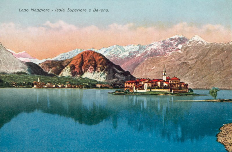 Lago Maggiore, Isola Superiore og Baveno (fargebilde) av Italian Photographer