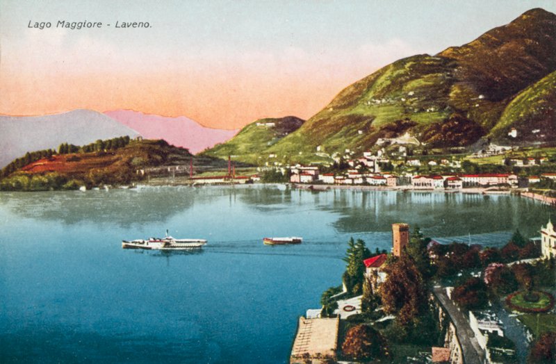 Lago Maggiore, Laveno (fargebilde) av Italian Photographer