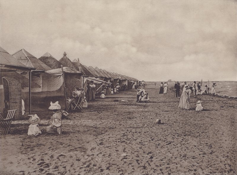 Lido, Beach (s/hv-bilde) av Italian Photographer