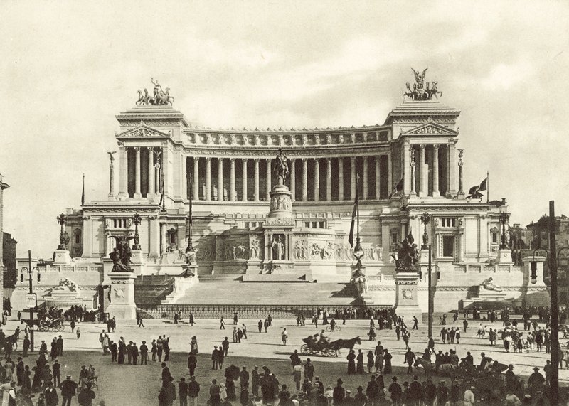 Monument til Victor Emanuel II av Italian Photographer