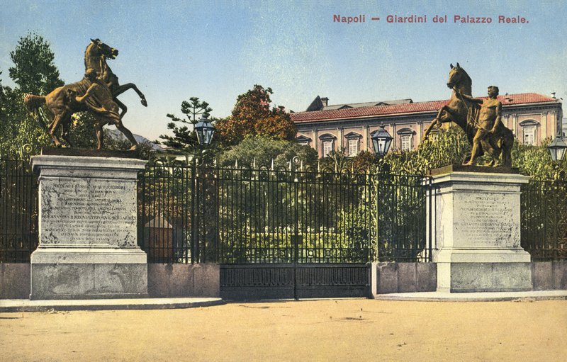 Napoli, Italia, Gardens of the Royal Palace av Italian Photographer