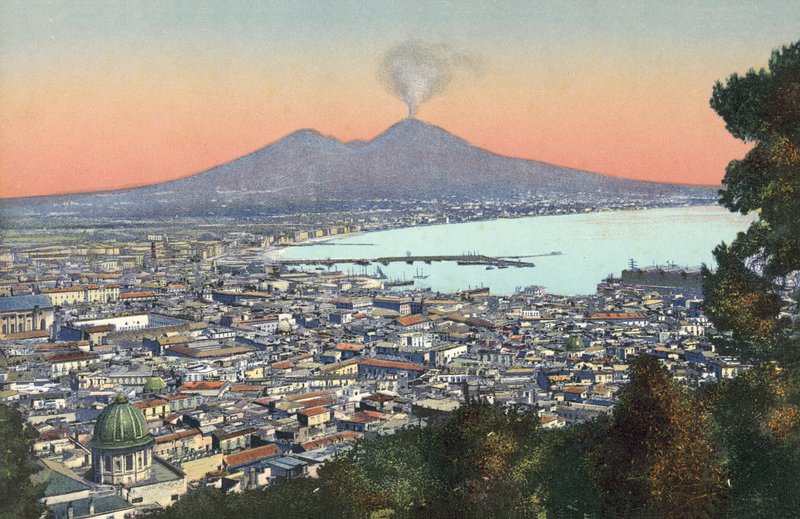 Napoli, Italia, Vesuv av Italian Photographer