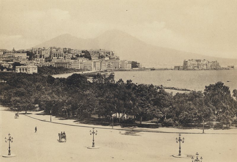 Napoli: Panorama sett fra Mergellina (s/h-bilde) av Italian Photographer