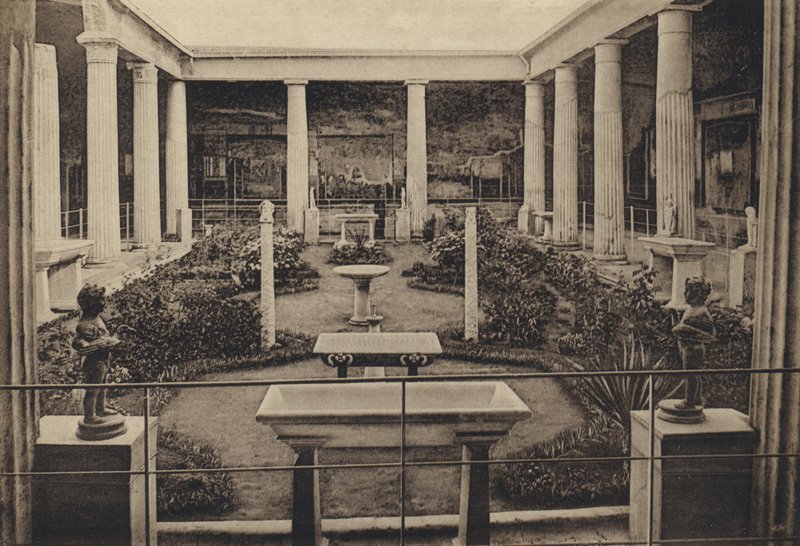Napoli: Pompeii, Casa Dei Vetti (s/h-bilde) av Italian Photographer