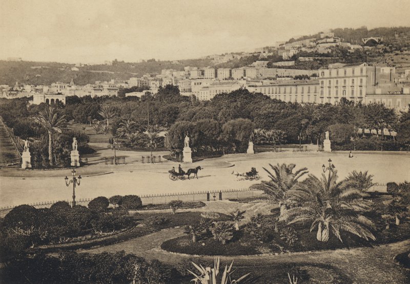 Napoli: Villa Nazionale (s/h-bilde) av Italian Photographer