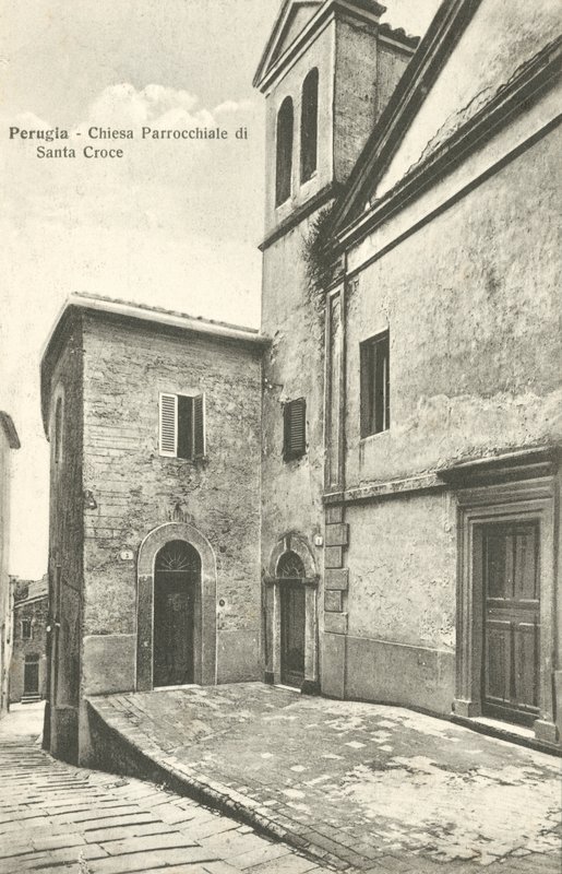 Perugia: Santa Croce sognekirke (s/h-bilde) av Italian Photographer