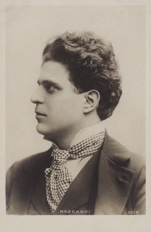 Pietro Mascagni , italiensk komponist av Italian Photographer
