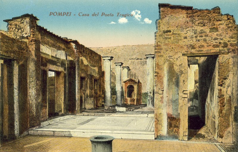 Pompeii, Italia, House of the Tragic Poet av Italian Photographer