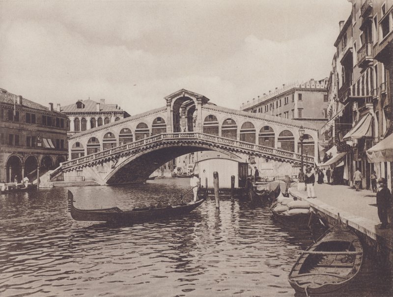 Rialtobroen (s/hvitt bilde) av Italian Photographer