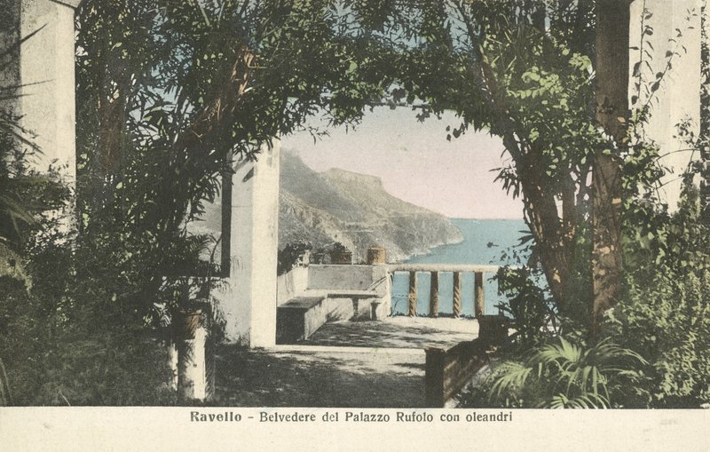 Ravello, Italia, Belvedere av Palazzo Rufolo av Italian Photographer