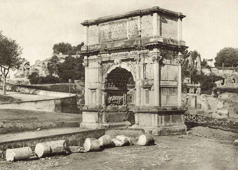 Forum Romanum, Titusbuen av Italian Photographer