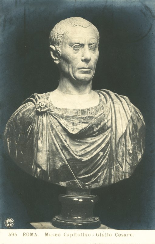 Roma, Capitoline Museum, Bust, Julius Caesar av Italian Photographer