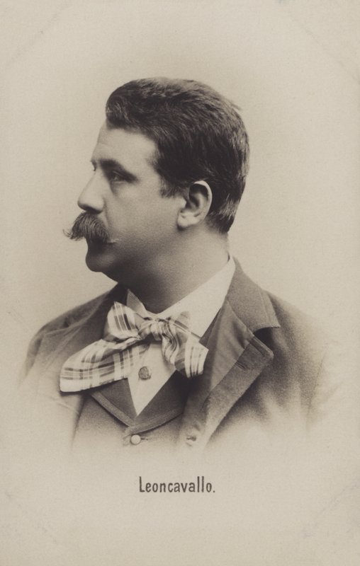 Ruggero Leoncavallo , italiensk komponist av Italian Photographer