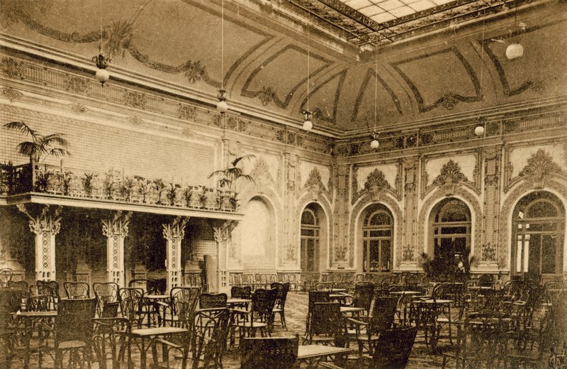 San Remo, Casino Municipale, Winter Garden (s/h-bilde) av Italian Photographer