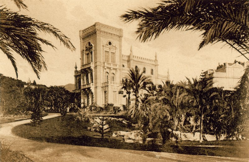 Sanremo, Marsaglia slott (s/h foto) av Italian Photographer