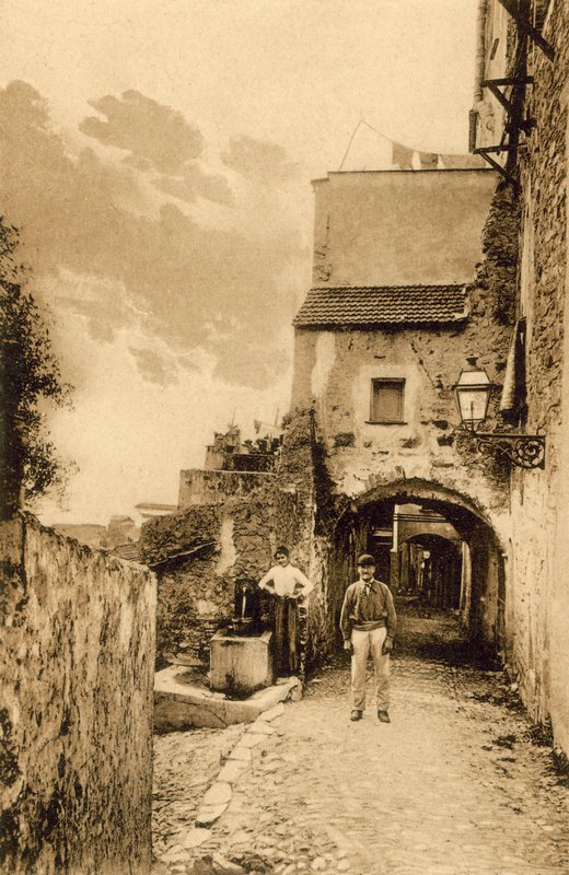 San Remo, Gamlebyen, Porta Candellieri (s/h-bilde) av Italian Photographer
