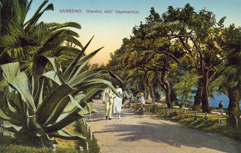 San Remo, Italia, Giardini Del Imperatrice av Italian Photographer