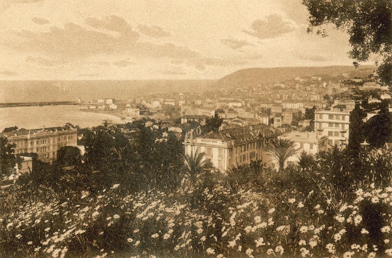 San Remo, Panorama fra øst (s/h foto) av Italian Photographer