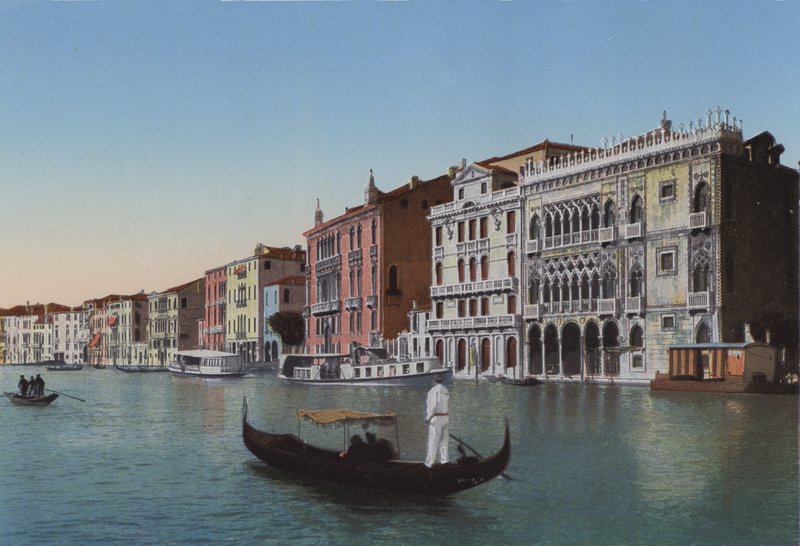 Venezia, Canal Grande, Palazzo Ca d "Oro av Italian Photographer