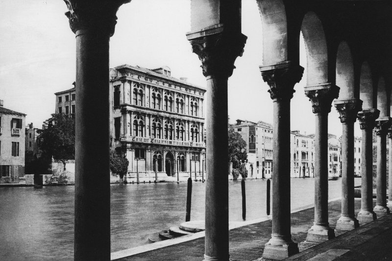Venezia, Canal Grande, Palazzo Vendramin (s/h-bilde) av Italian Photographer