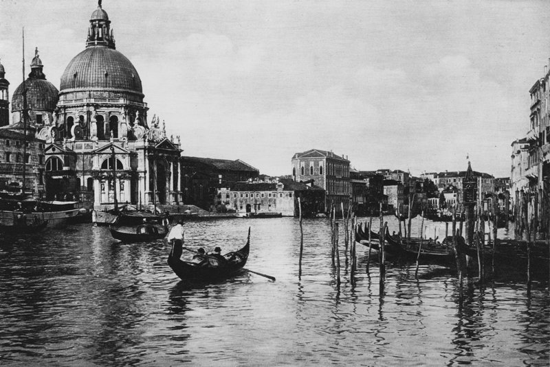 Venezia, Salute Church (s/h foto) av Italian Photographer