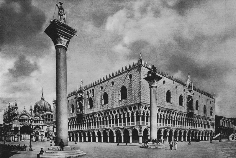 Venezia, Dogepalasset (s/h-bilde) av Italian Photographer