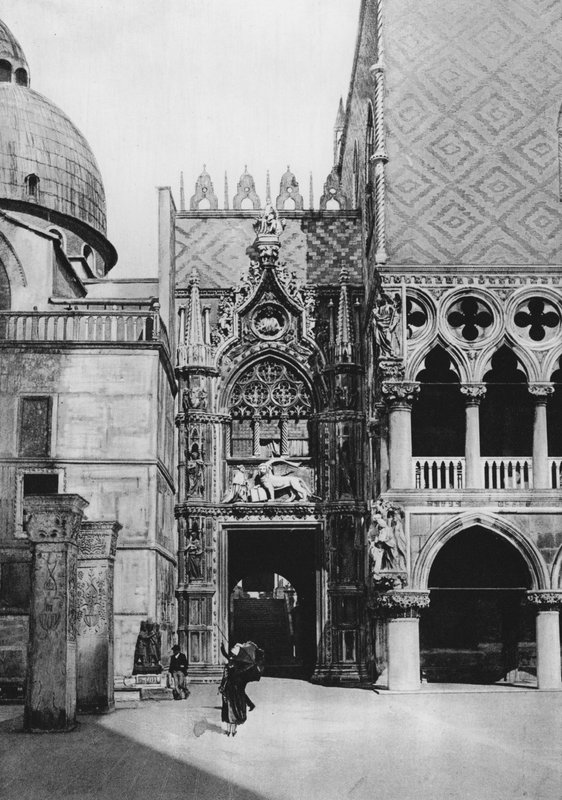Venezia, Porta della Carta (s/h-bilde) av Italian Photographer
