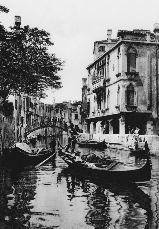 Venezia, Rio Priuli (s/h-bilde) av Italian Photographer