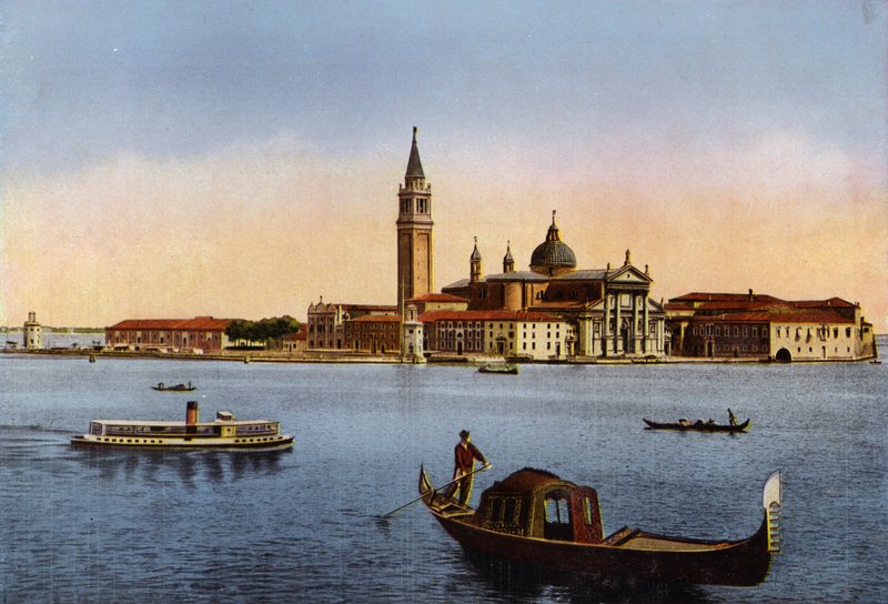 Venezia / Venezia: Isola S Giorgio (fargebilde) av Italian Photographer