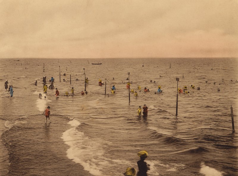Venezia / Lido, Sjøbad (fargebilde) av Italian Photographer
