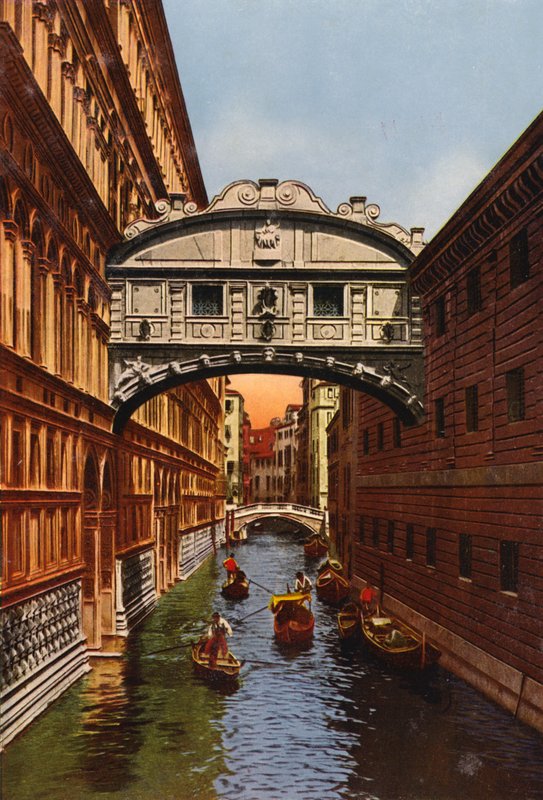 Venezia: Sukkenes bro (fargebilde) av Italian Photographer