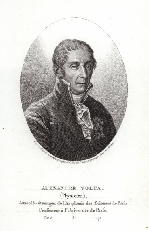 Alexander Volta av Italian School