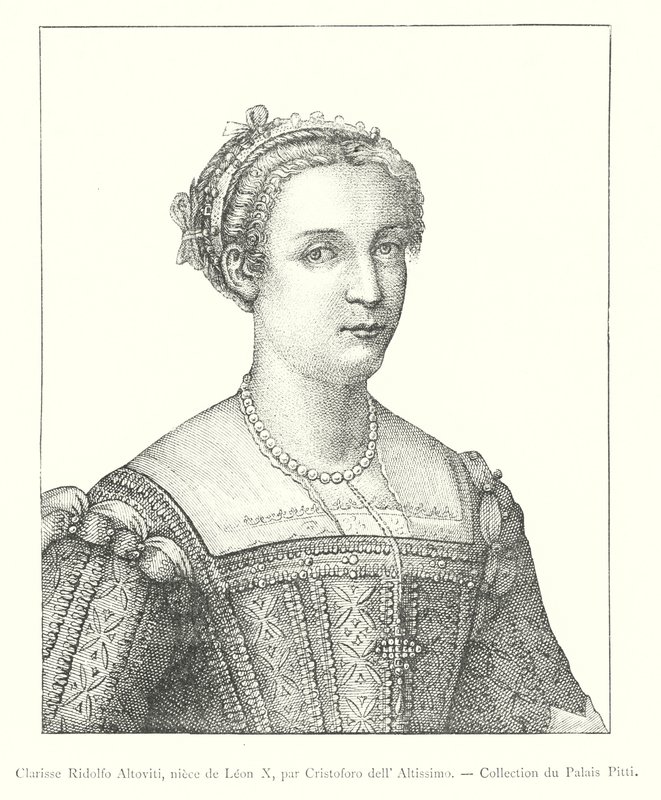 Clarisse Ridolfo Altoviti, niese av Leon X, av Cristoforo dell 