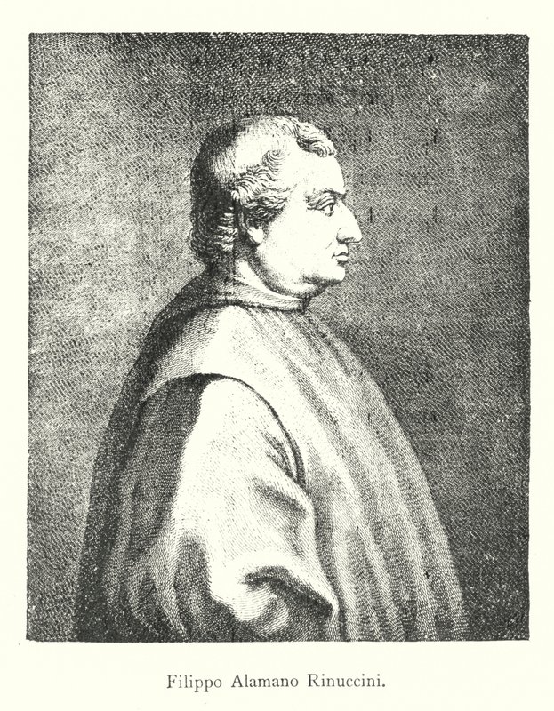 Filippo Alamano Rinuccini (gravering) av Italian School