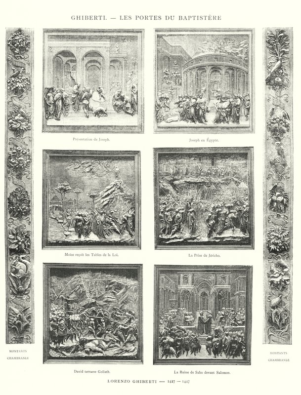 Ghiberti, Les Portes du Baptistere, Lorenzo Ghiberti av Italian School