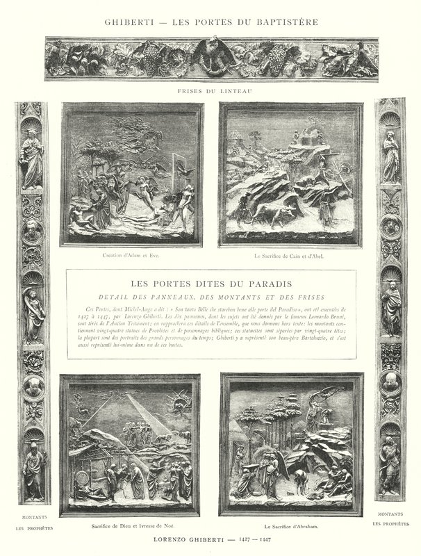 Ghiberti, Les Portes du Baptistere, Lorenzo Ghiberti av Italian School