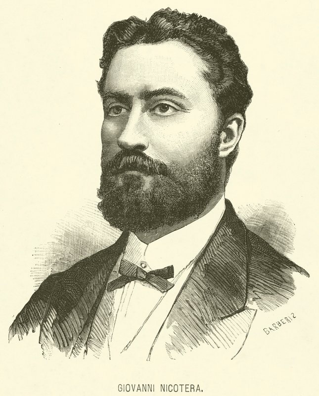 Giovanni Nicotera (gravering) av Italian School